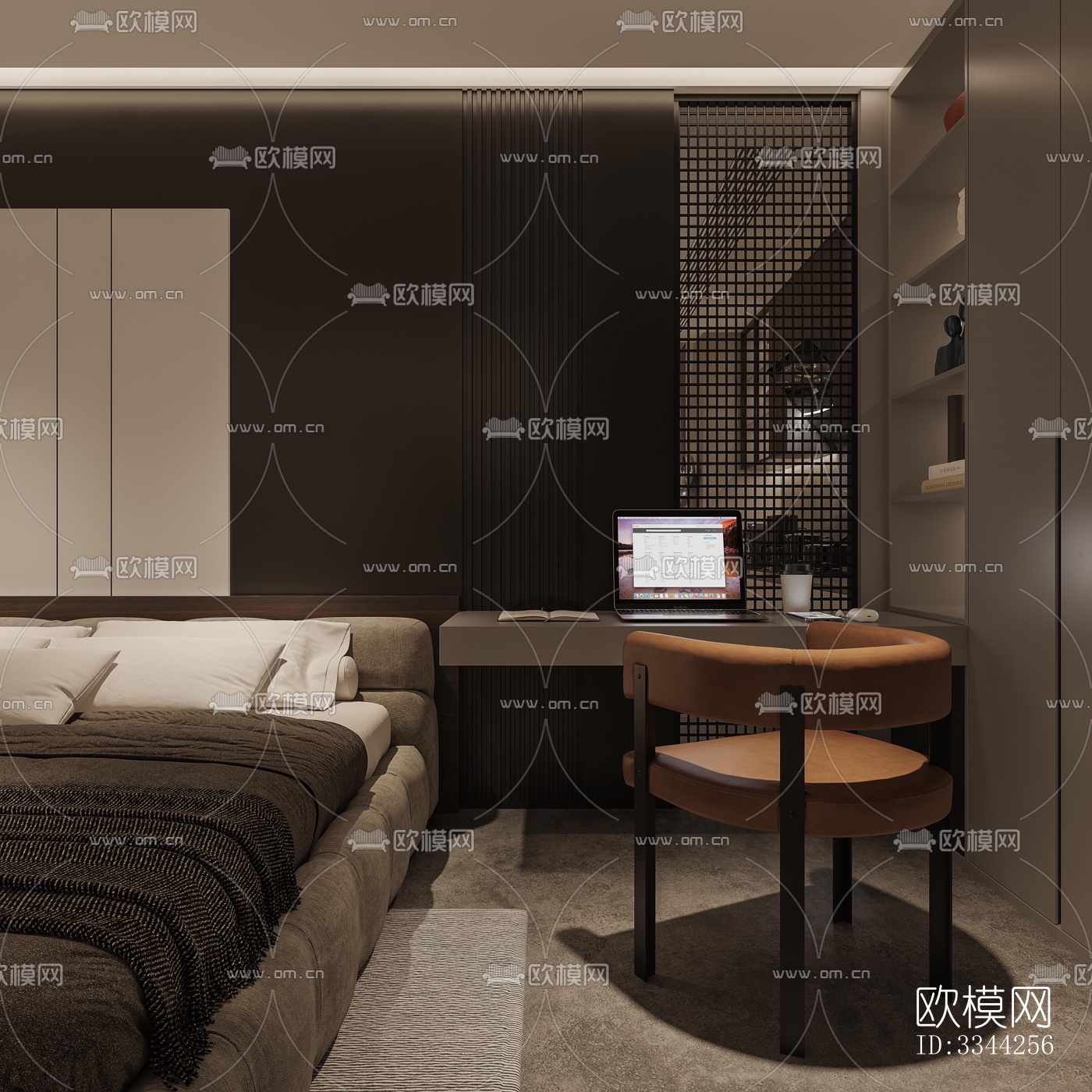 现代别墅效果图下载（渲染图14）