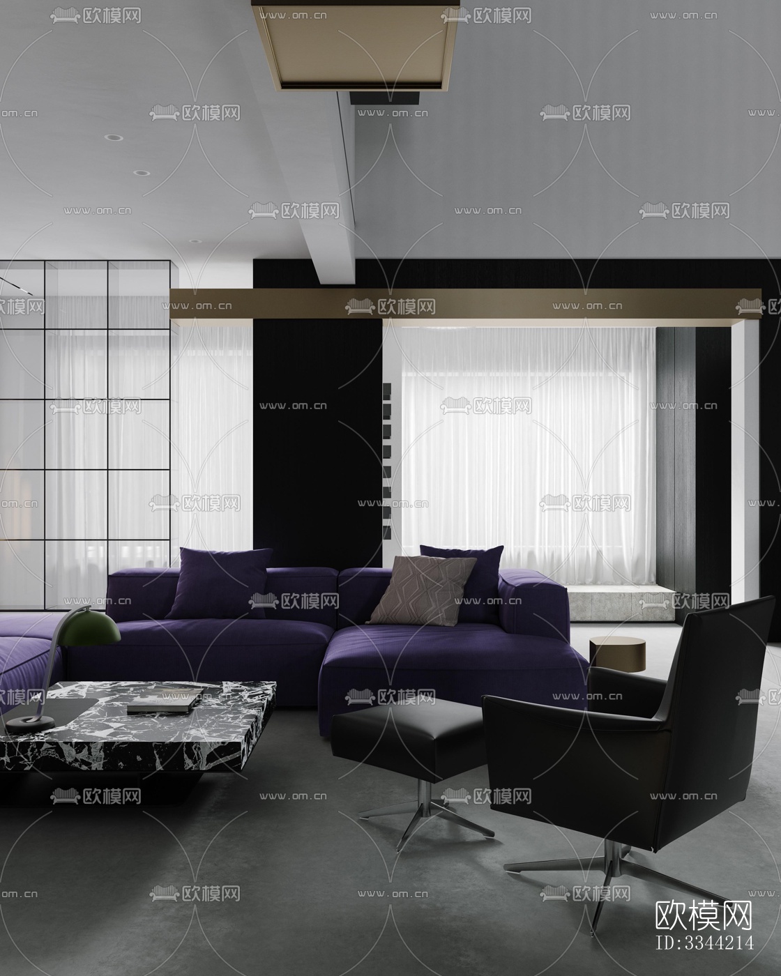 现代别墅效果图下载（渲染图11）