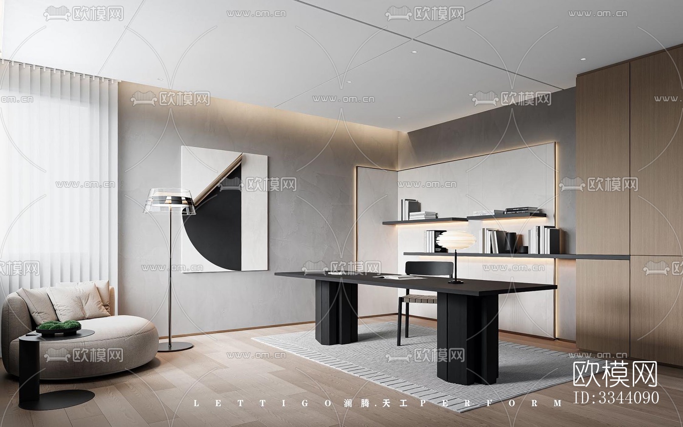 现代别墅效果图下载（渲染图5）