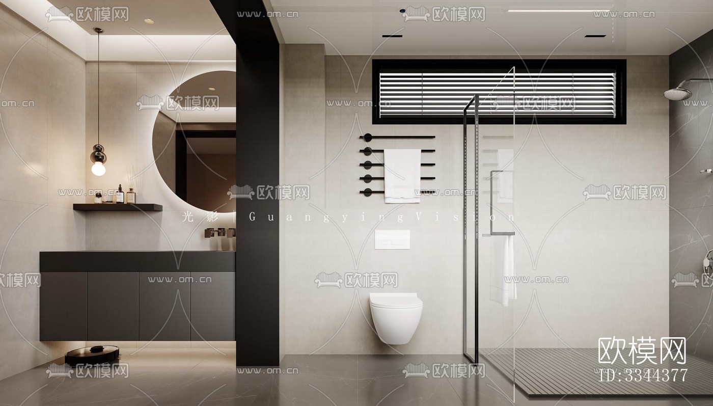 现代别墅效果图下载（渲染图7）