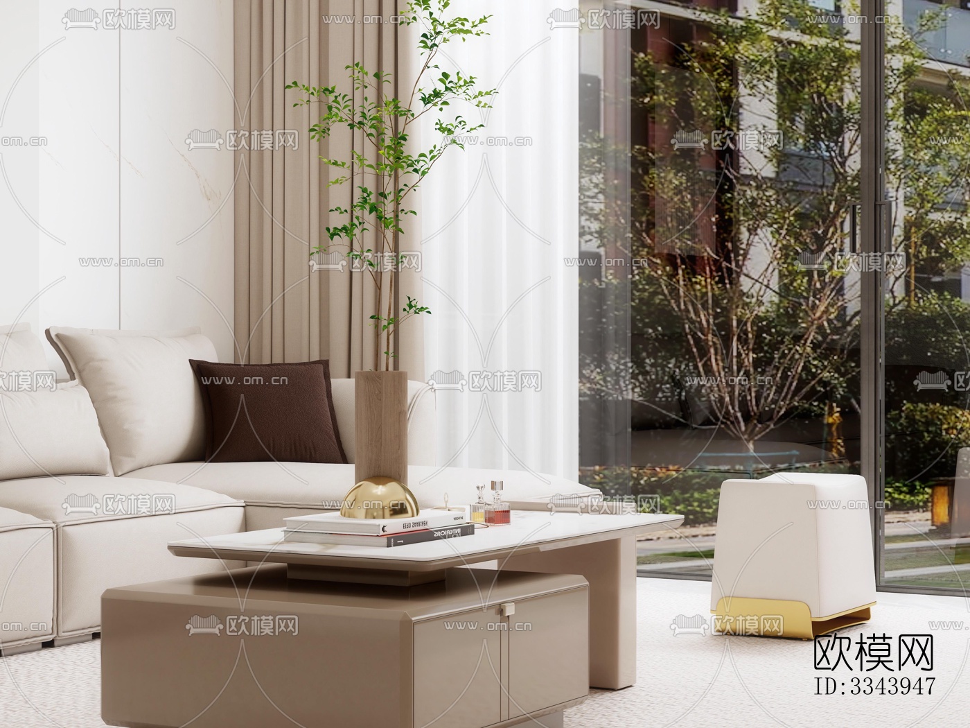 现代别墅效果图下载（渲染图12）