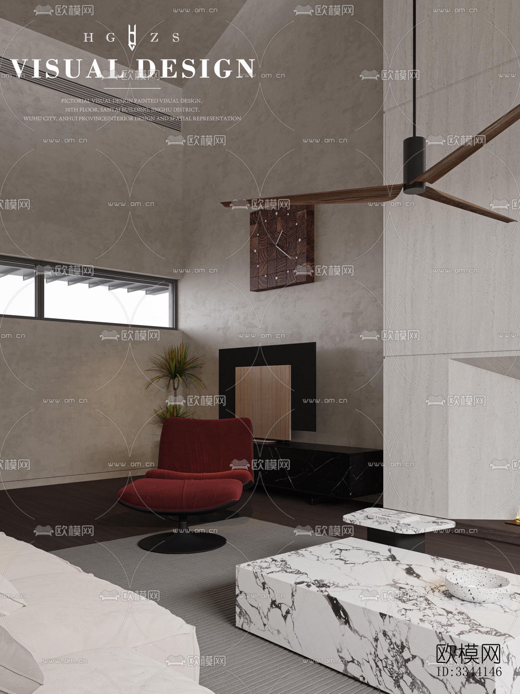 现代别墅效果图下载（渲染图15）