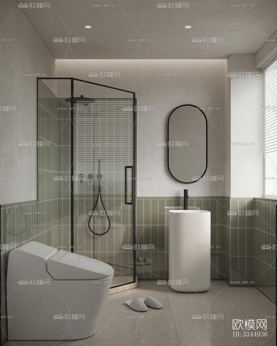 现代卧室效果图下载（渲染图9）