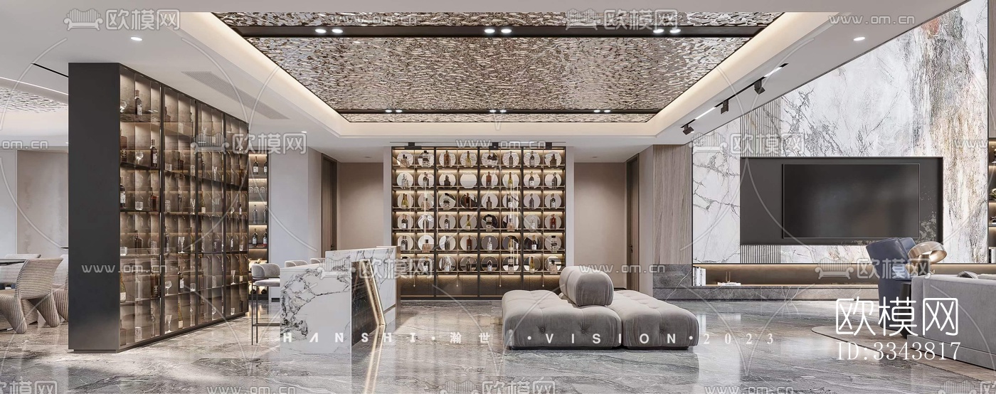 现代别墅效果图下载（渲染图3）