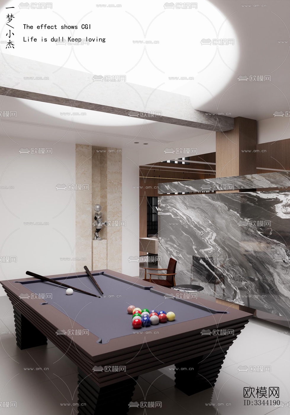 现代别墅效果图下载（渲染图8）