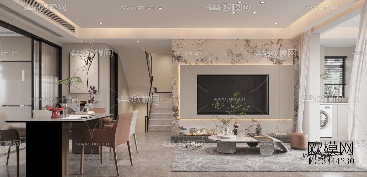 现代别墅效果图下载（渲染图5）