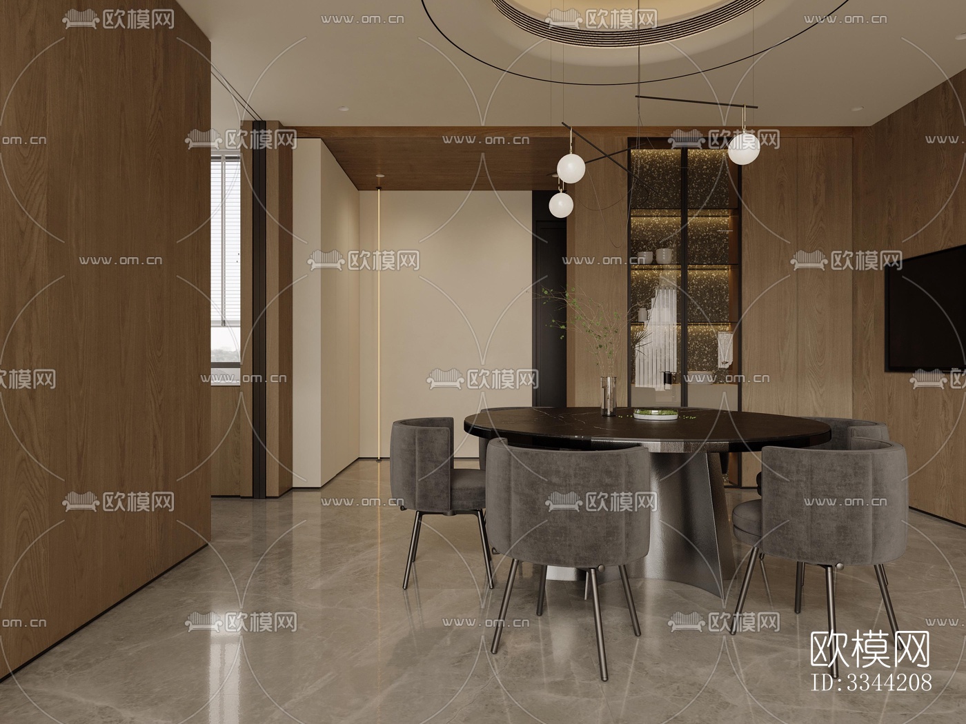 现代别墅效果图下载（渲染图3）