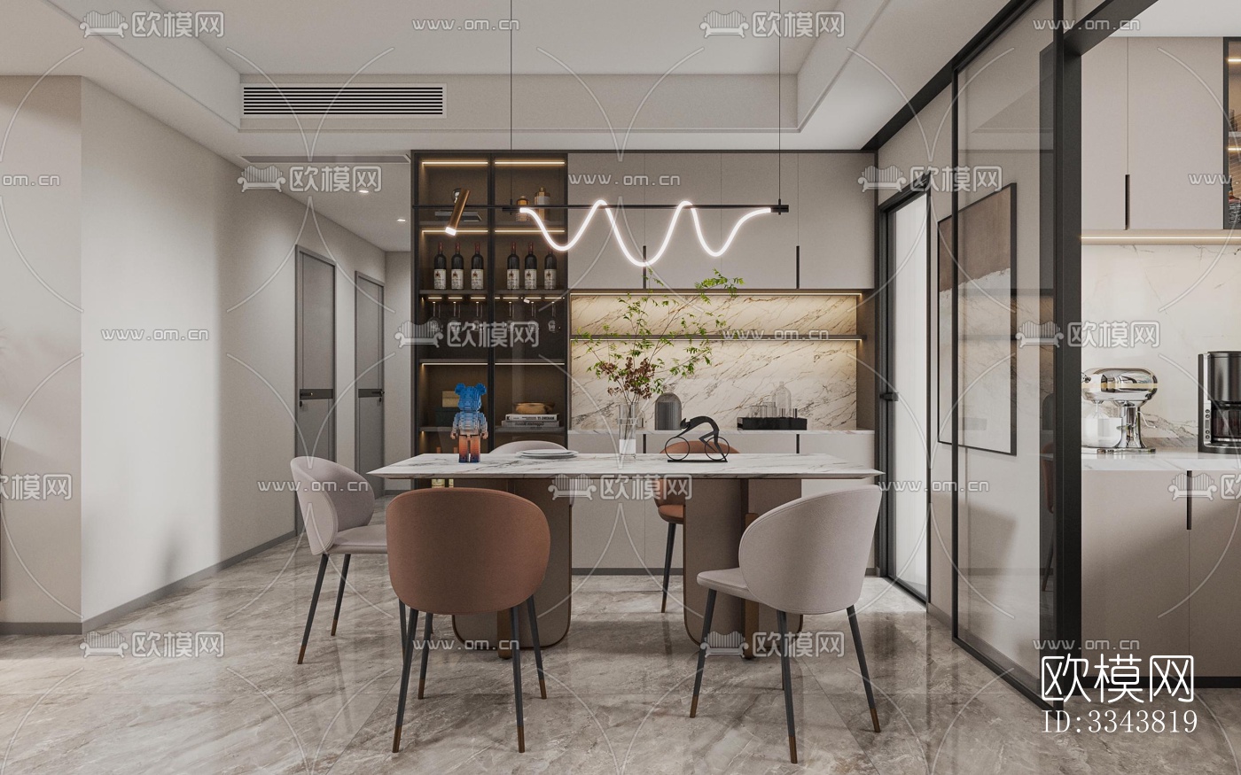 现代别墅效果图下载（渲染图7）