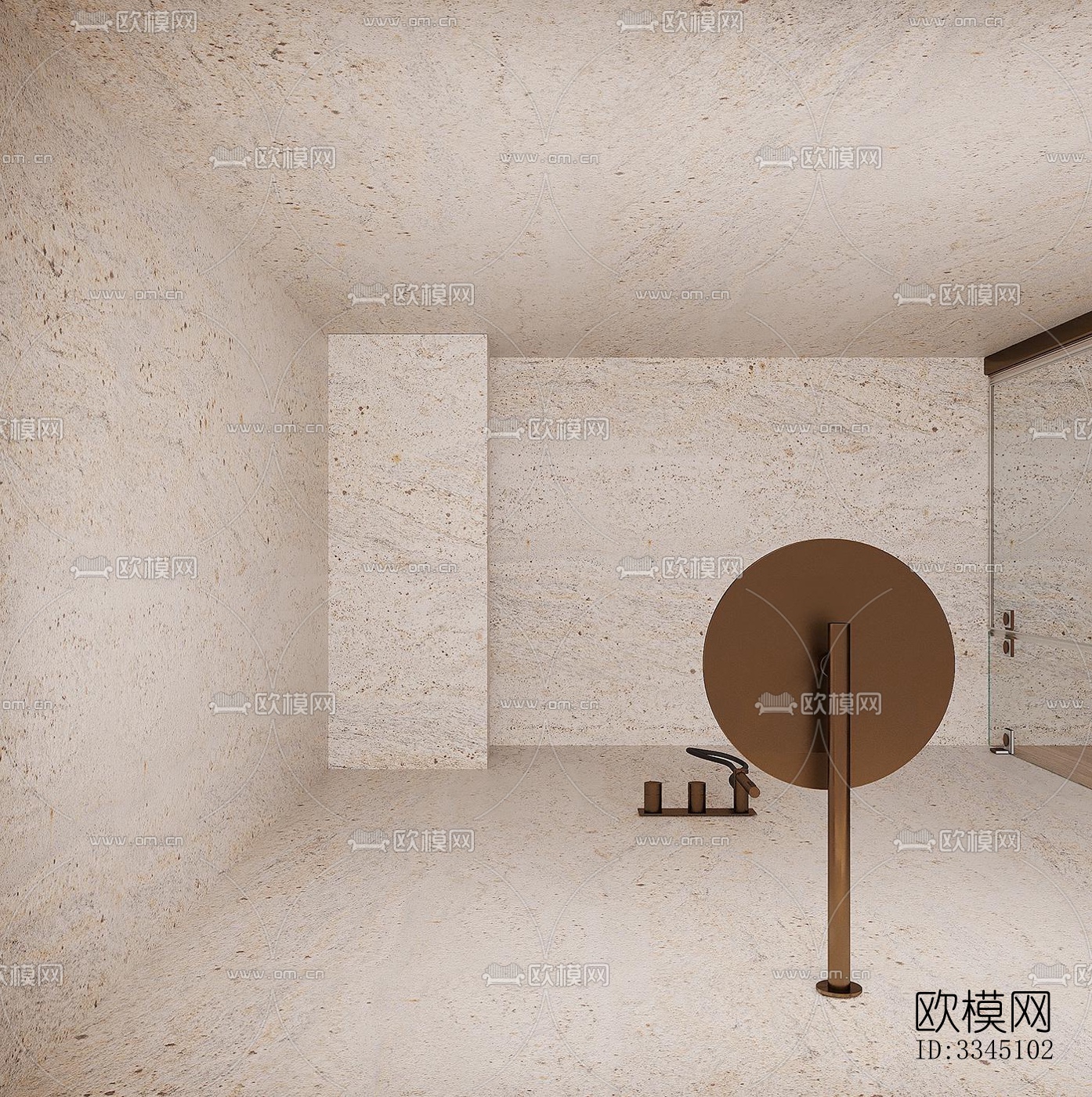 现代卫生间效果图下载（渲染图12）