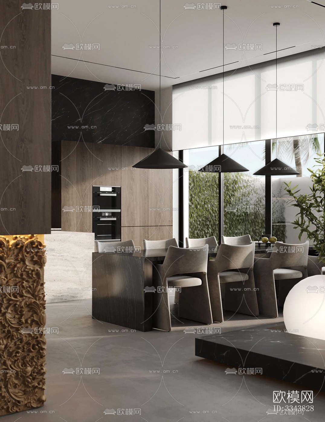 现代别墅效果图下载（渲染图3）