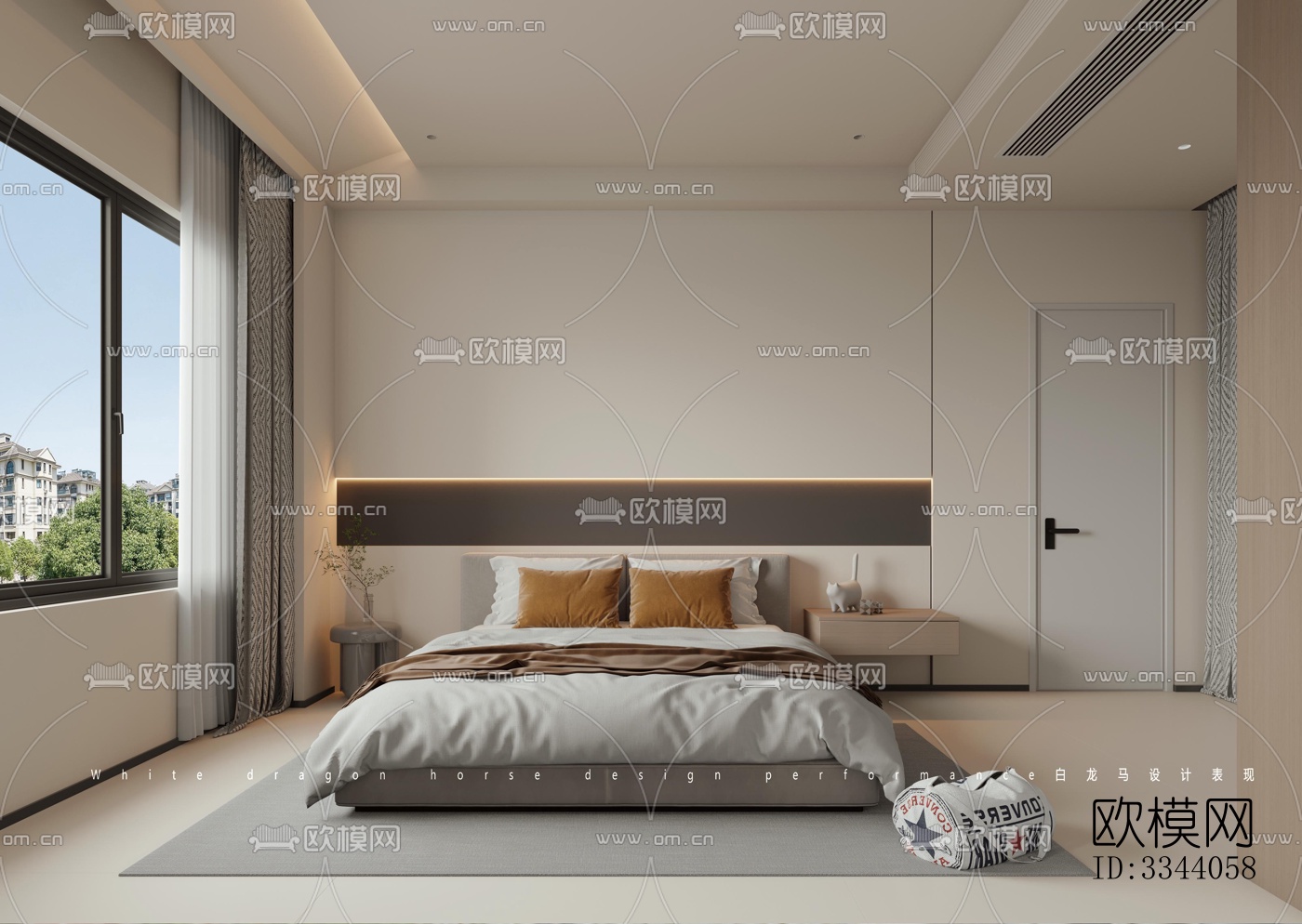 现代别墅效果图下载（渲染图1）