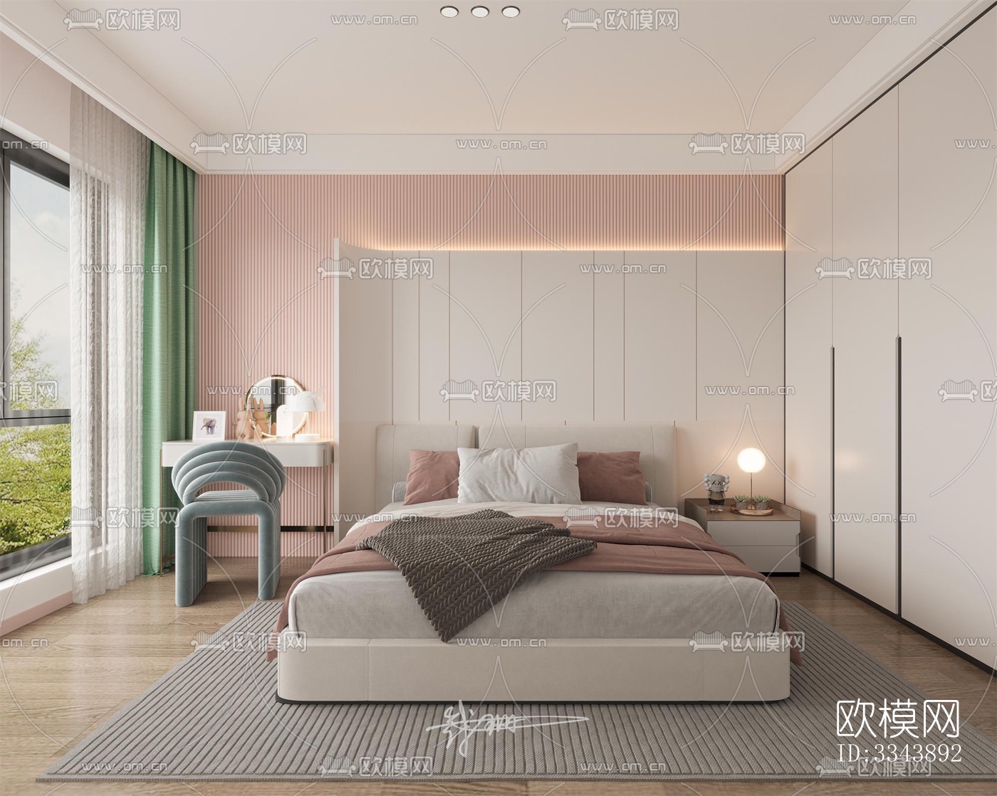 现代别墅效果图下载（渲染图7）