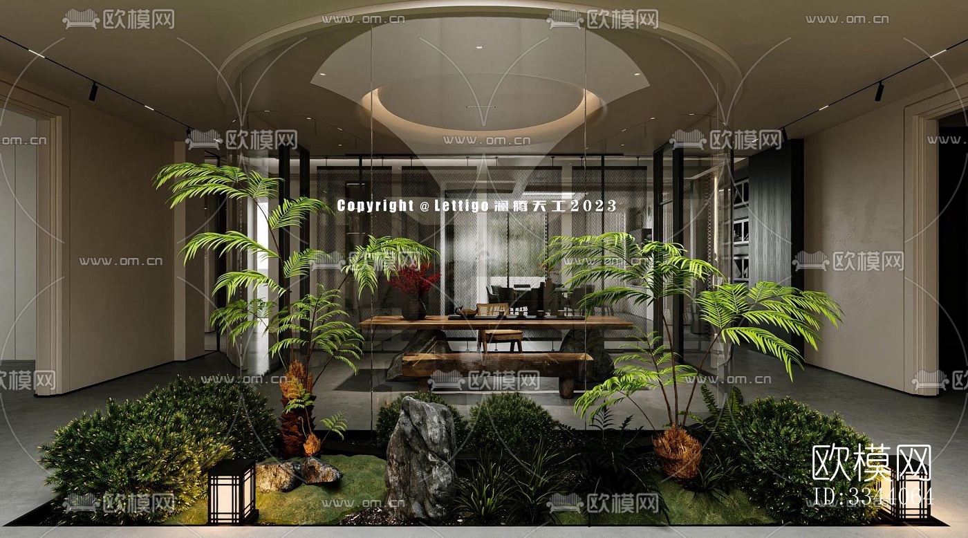 现代别墅效果图下载（渲染图7）