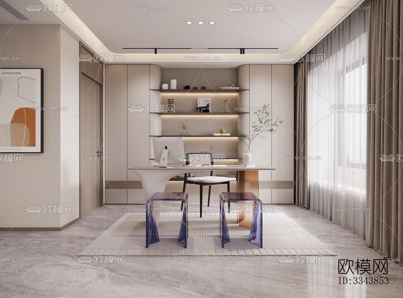 现代别墅效果图下载（渲染图6）