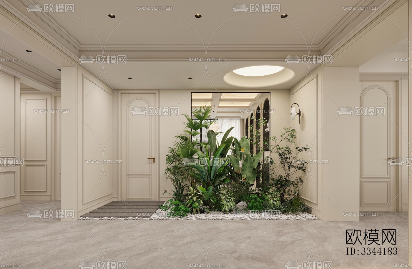 现代别墅效果图下载（渲染图3）