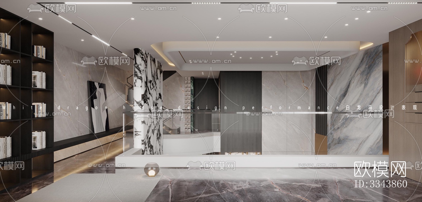 现代别墅效果图下载（渲染图8）