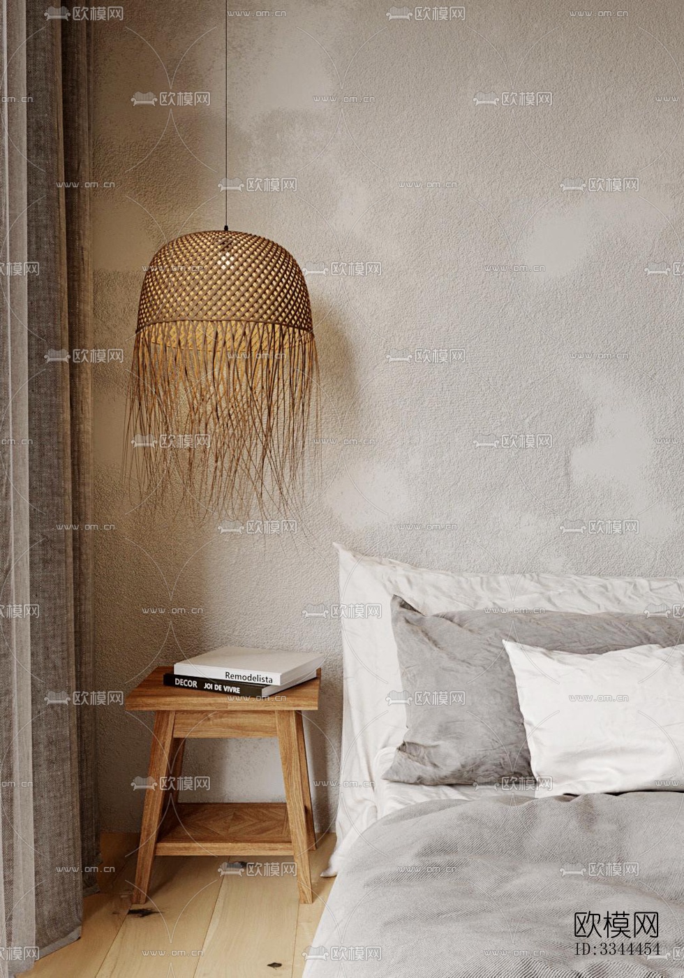 现代卧室效果图下载（渲染图5）