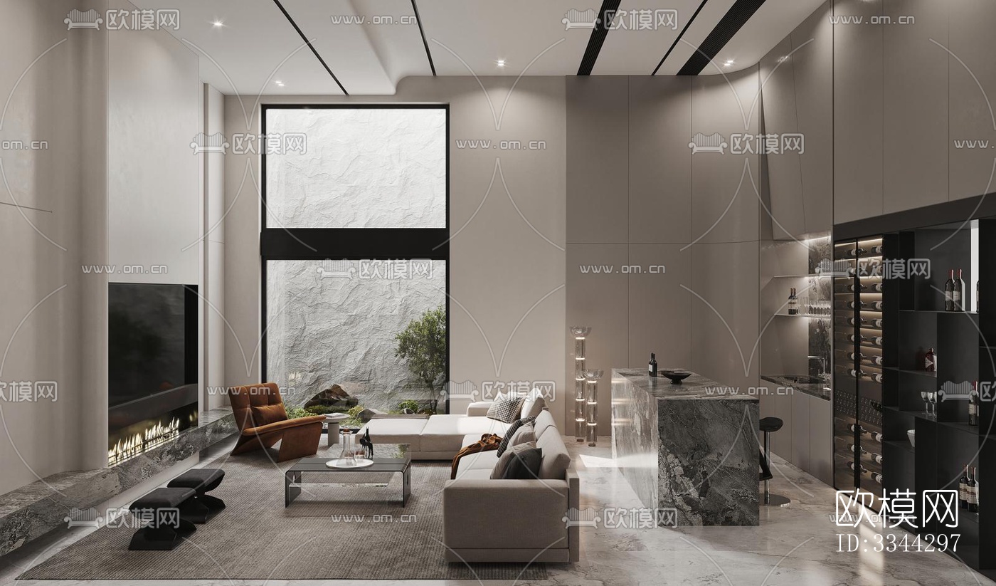 现代别墅效果图下载（渲染图11）