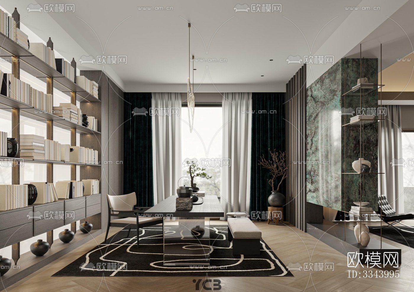 现代别墅效果图下载（渲染图11）