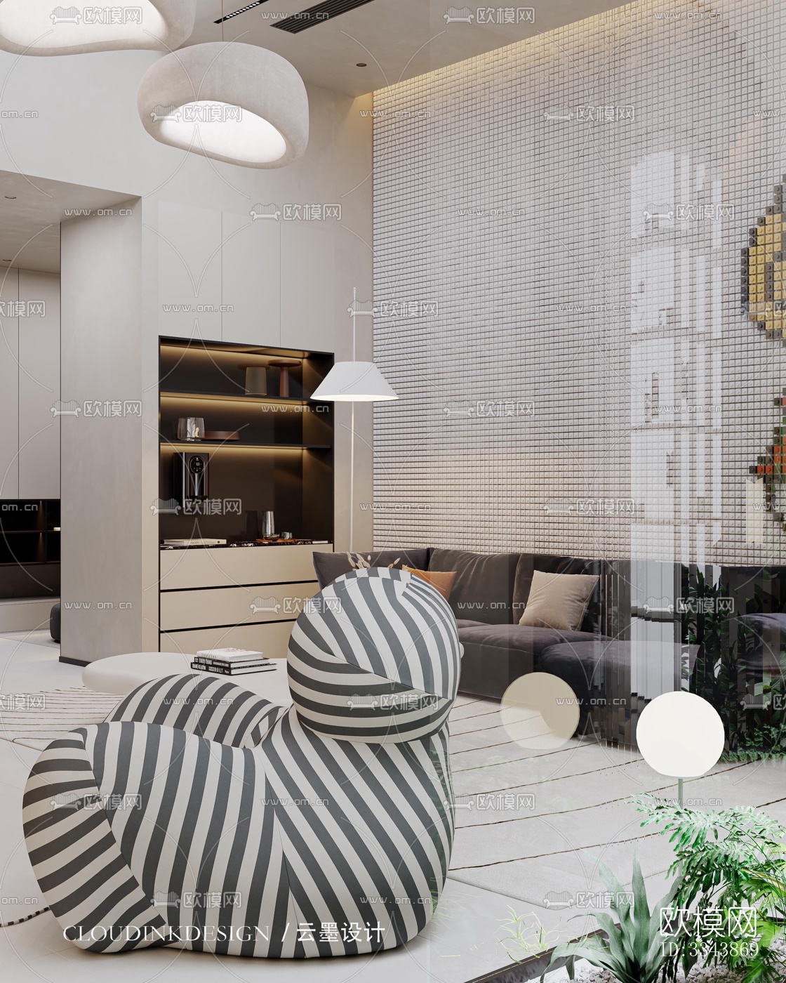 现代别墅效果图下载（渲染图8）