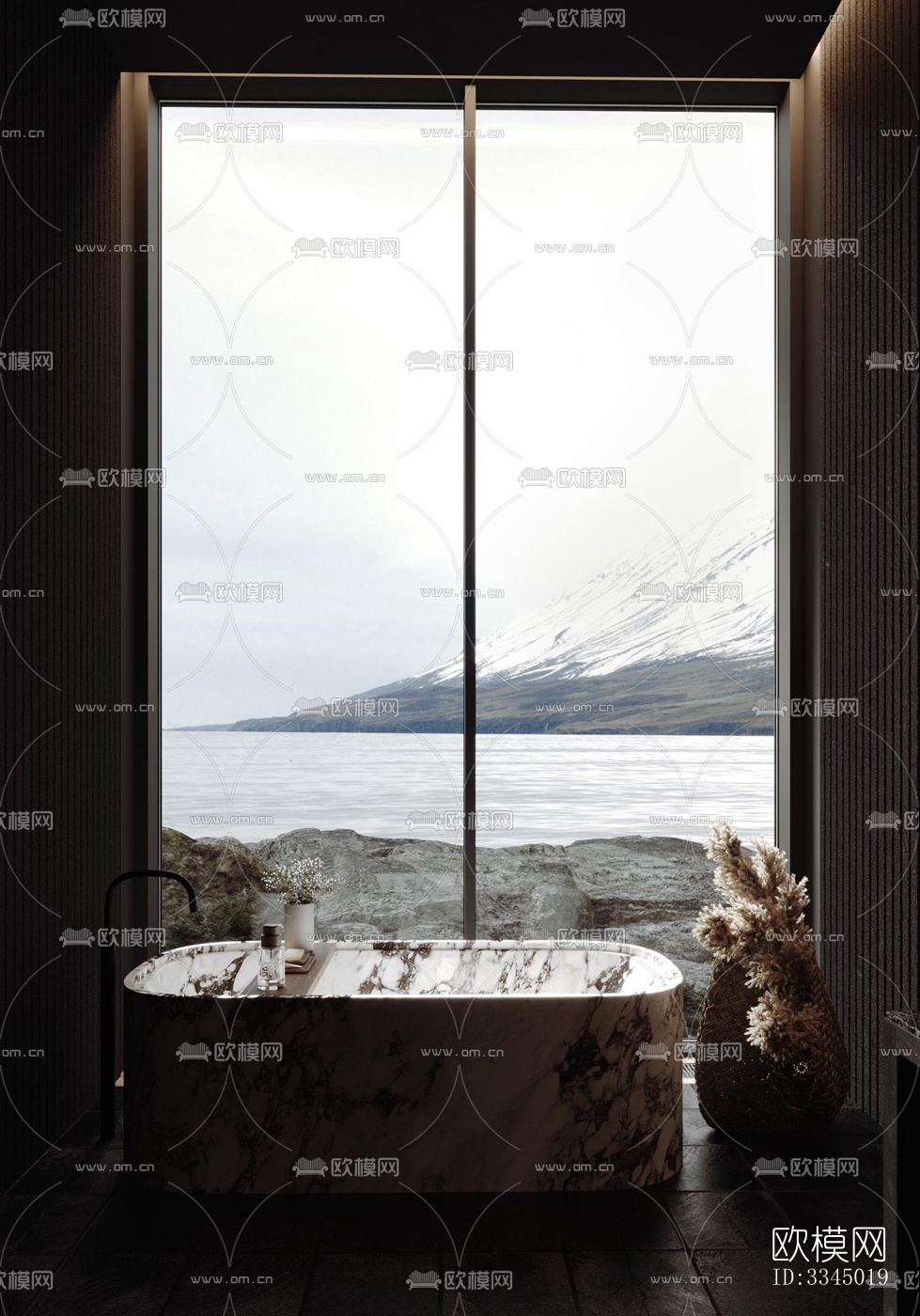 现代卫生间效果图下载（渲染图3）