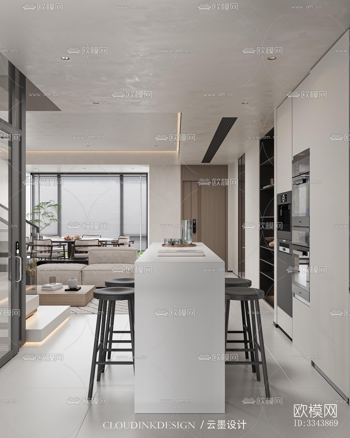 现代别墅效果图下载（渲染图14）