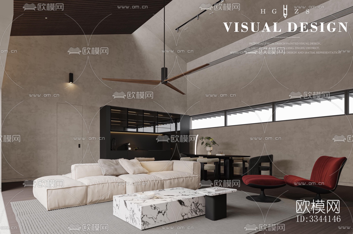 现代别墅效果图下载（渲染图11）