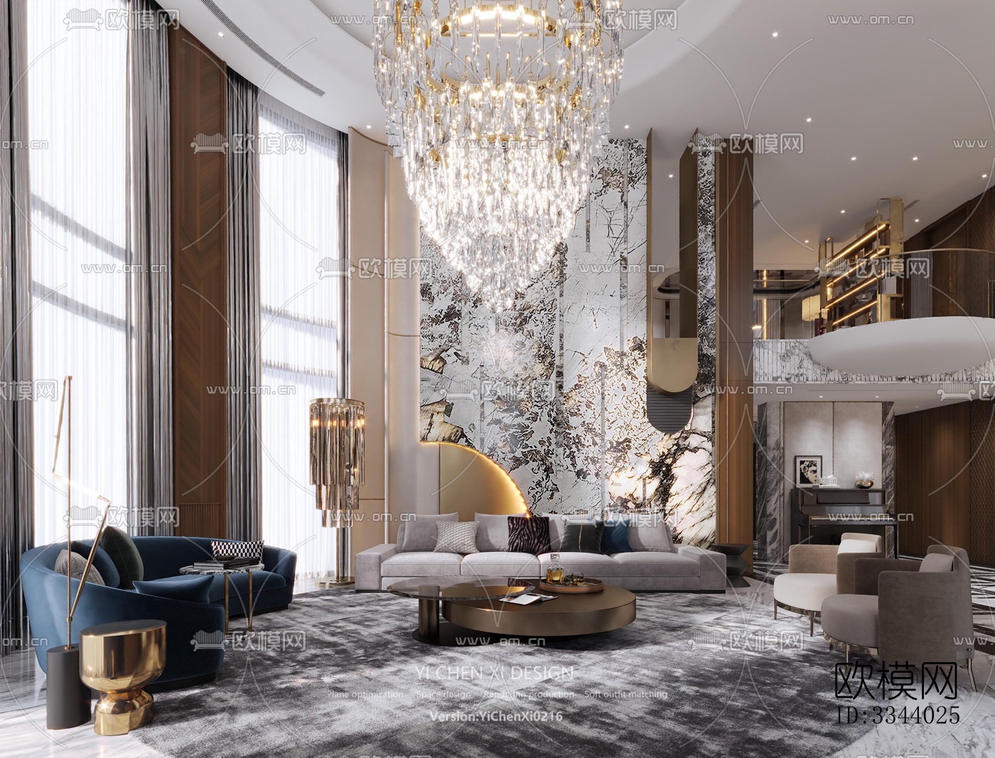 现代别墅效果图下载（渲染图10）