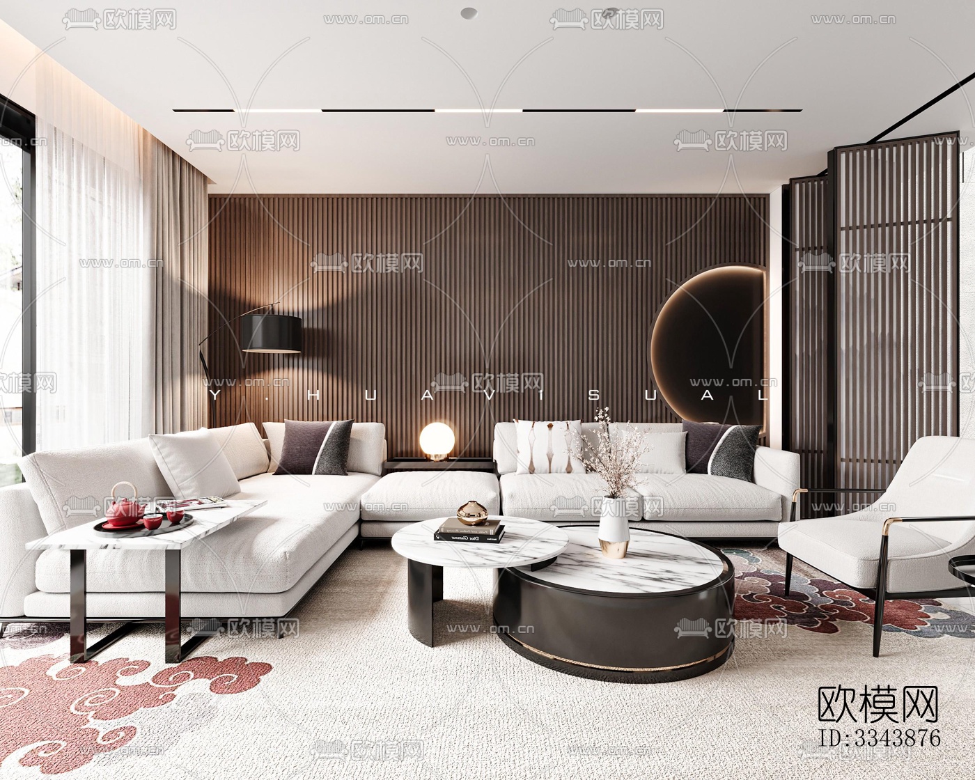 现代别墅效果图下载（渲染图9）