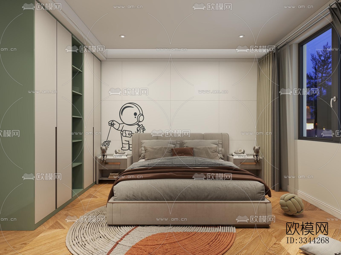 现代别墅效果图下载（渲染图10）