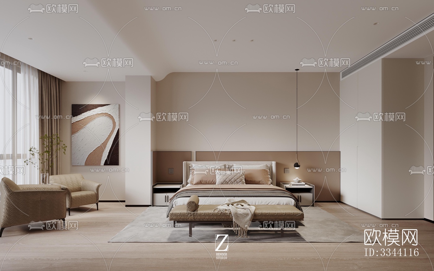 现代别墅效果图下载（渲染图7）