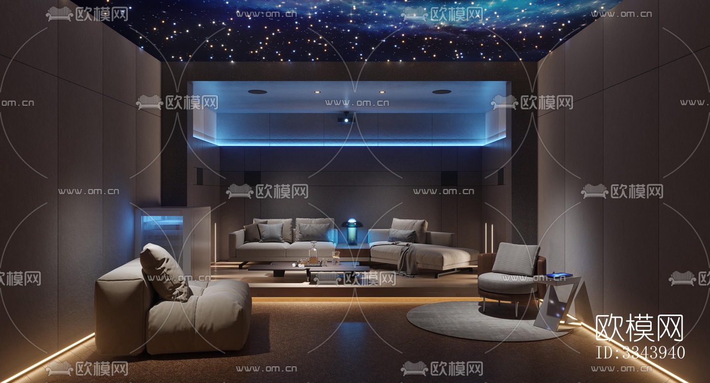 现代别墅效果图下载（渲染图2）