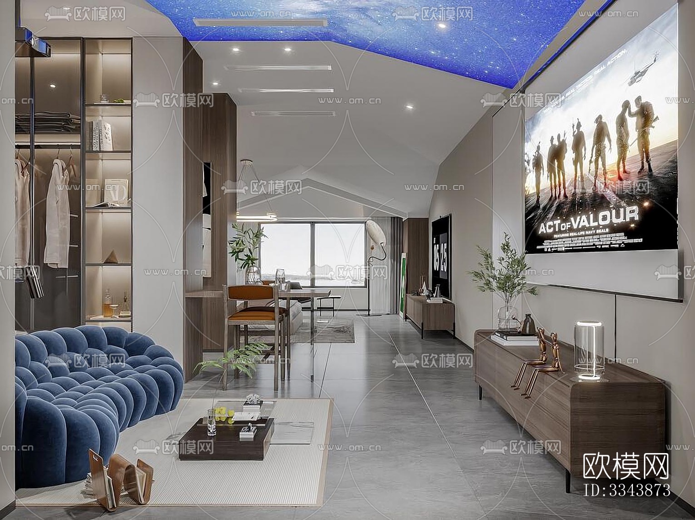 现代别墅效果图下载（渲染图8）