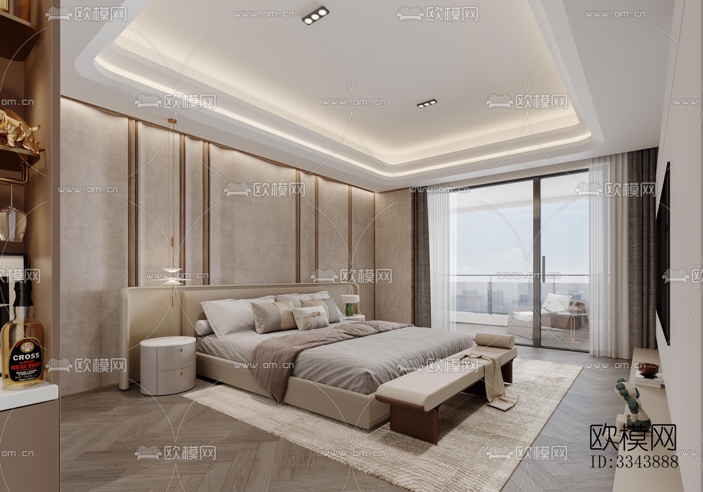 现代别墅效果图下载（渲染图3）