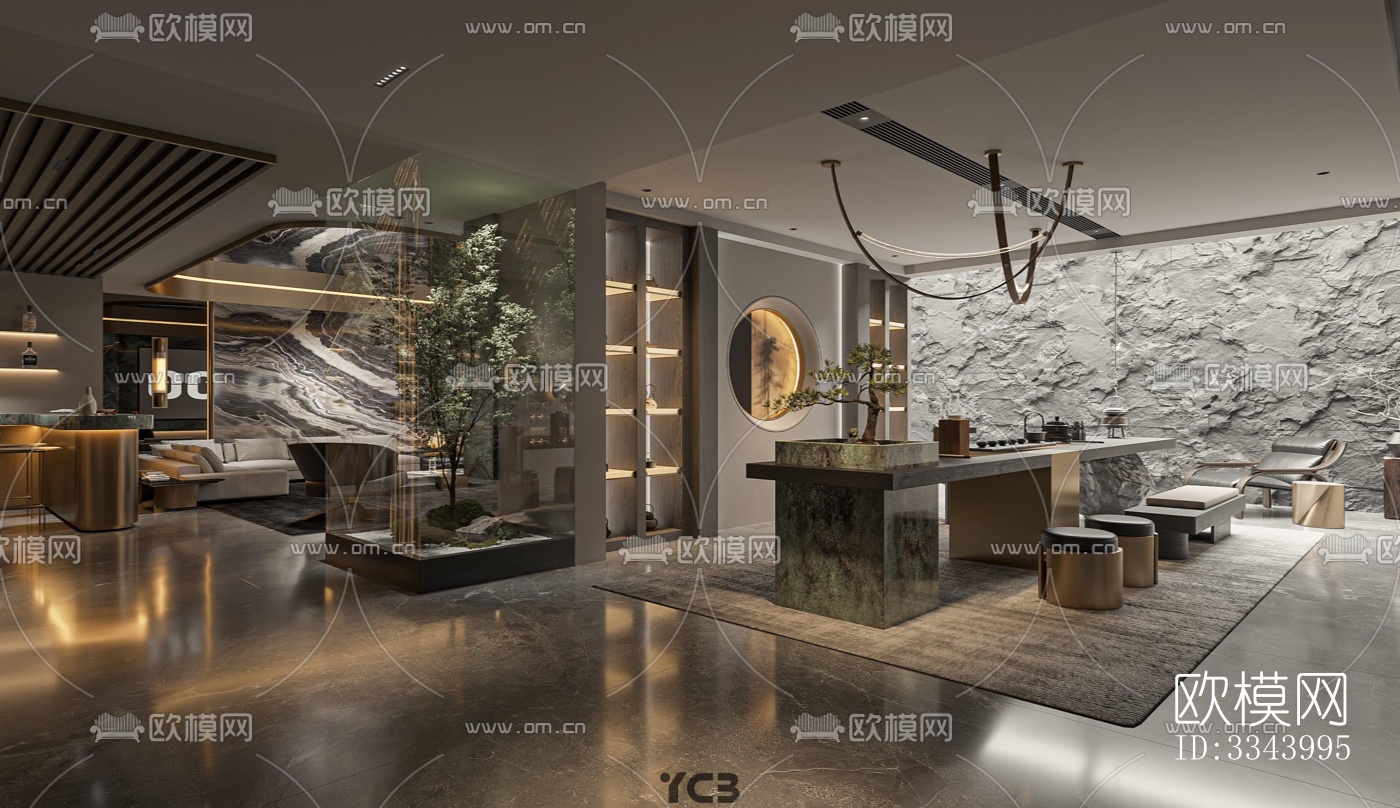 现代别墅效果图下载（渲染图4）