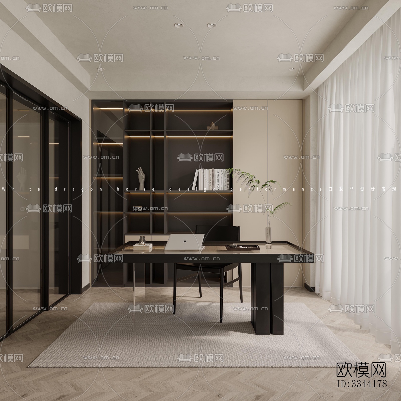 现代别墅效果图下载（渲染图6）