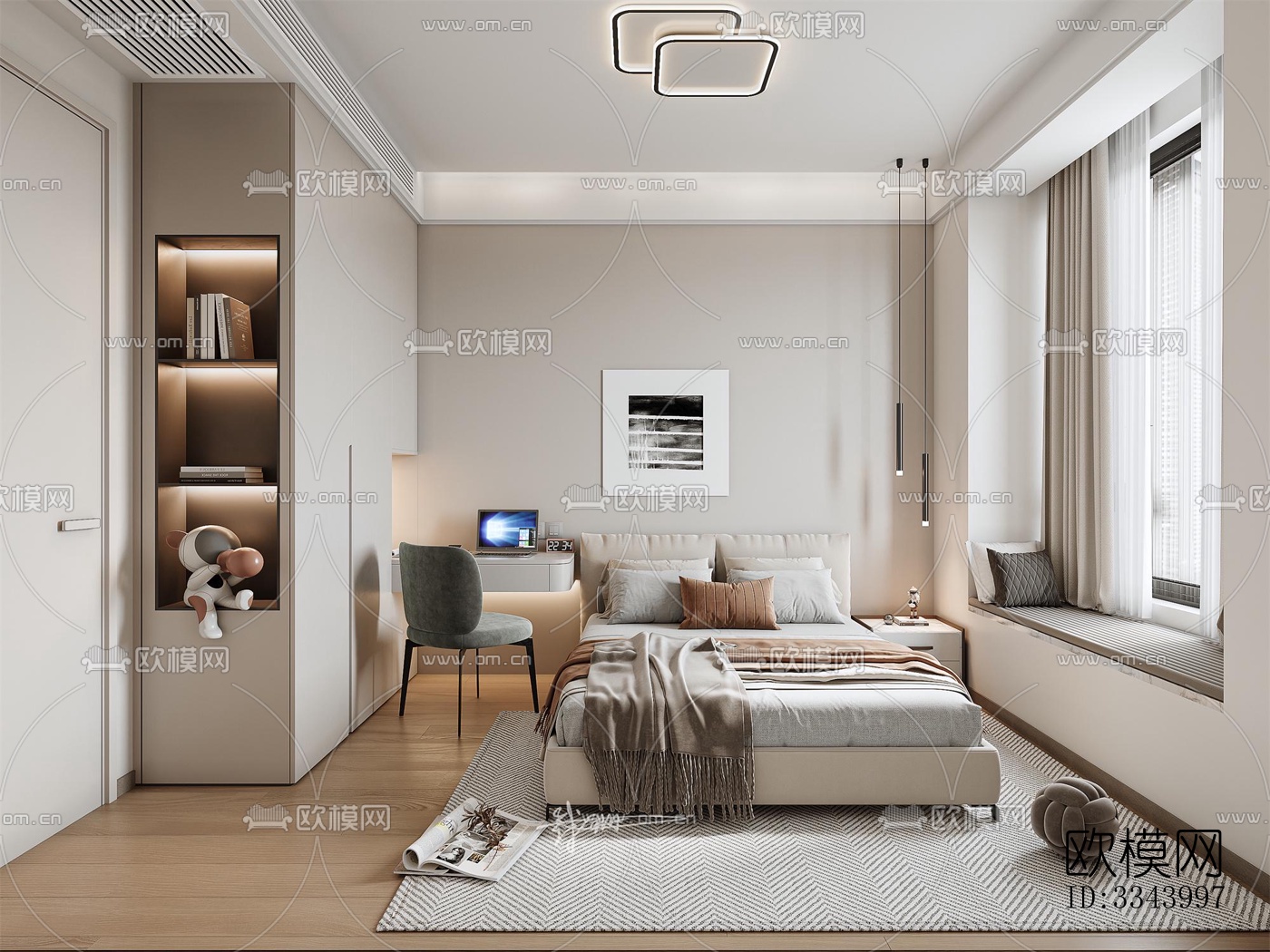 现代别墅效果图下载（渲染图8）