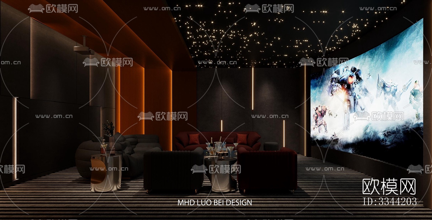 现代别墅效果图下载（渲染图2）