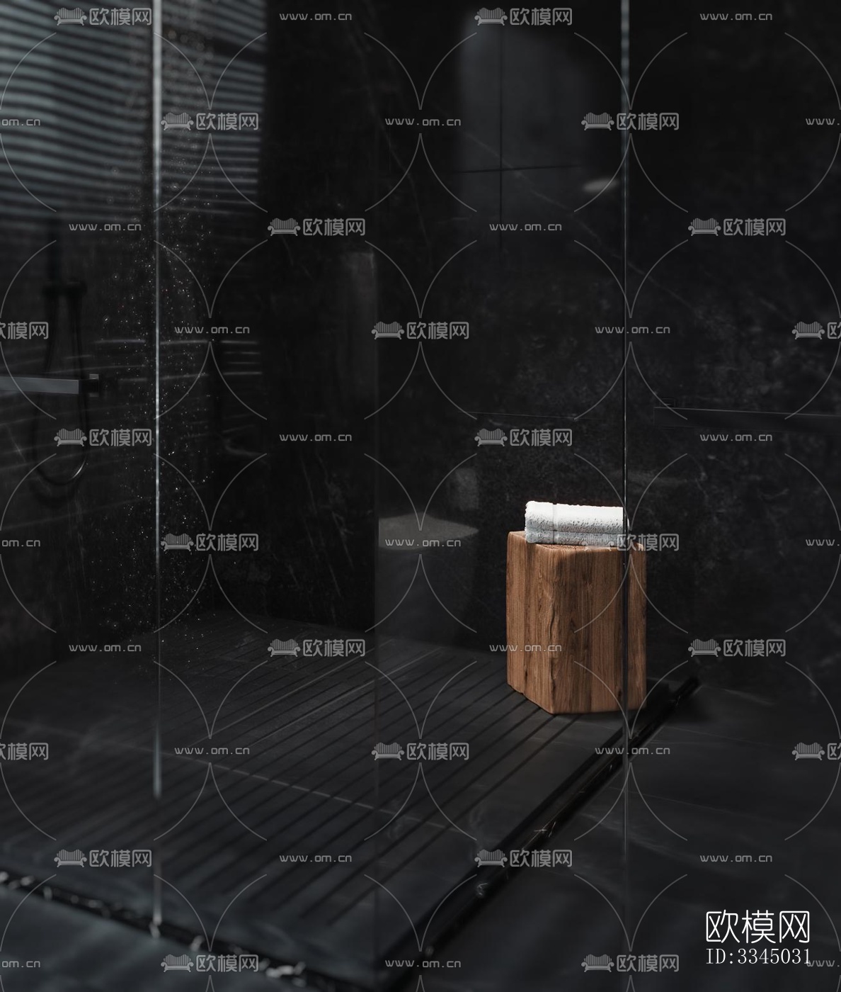 现代卫生间效果图下载（渲染图2）