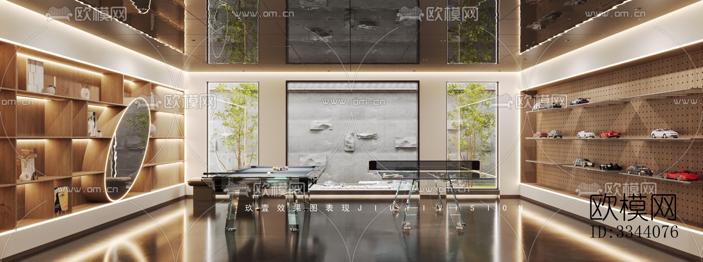 现代别墅效果图下载（渲染图3）