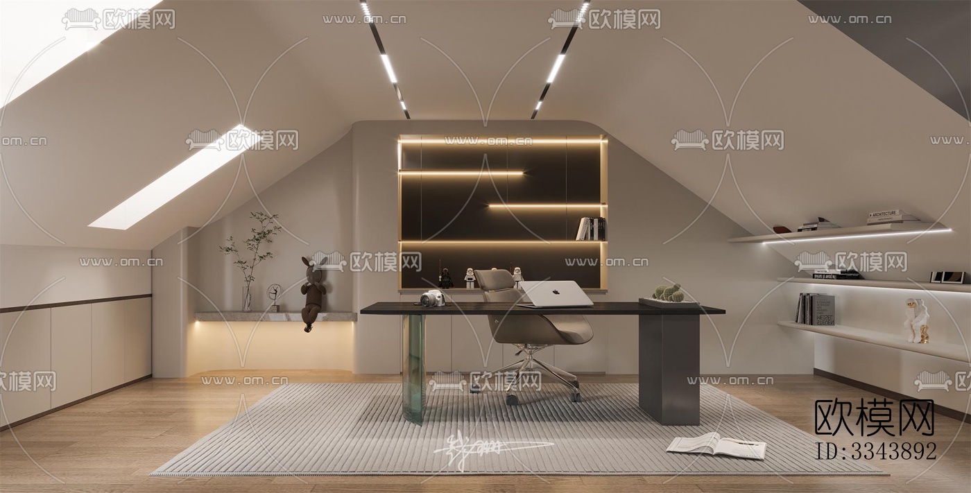 现代别墅效果图下载（渲染图4）