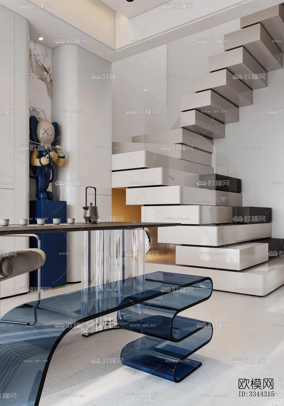 现代别墅效果图下载（渲染图14）