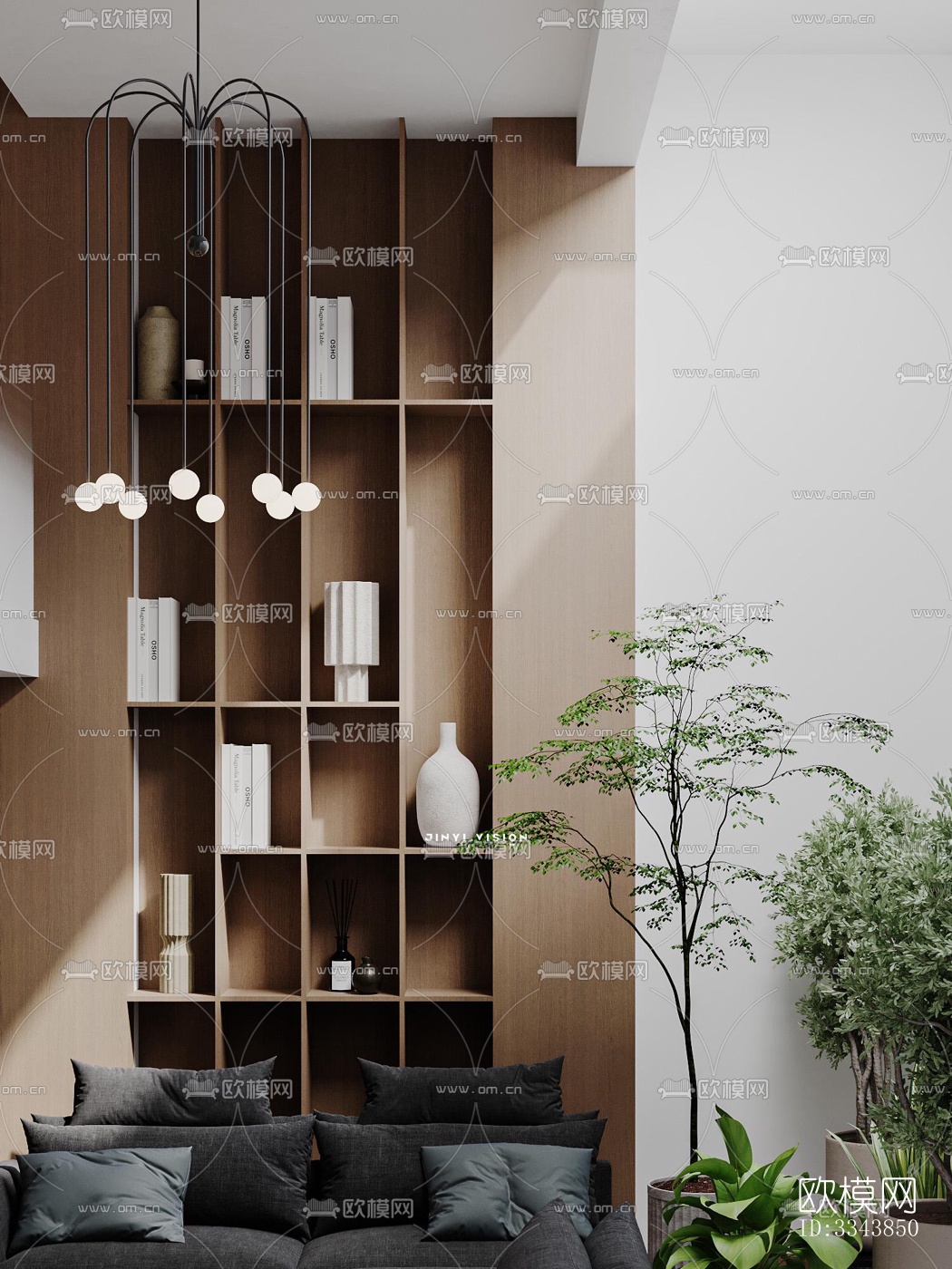 现代别墅效果图下载（渲染图2）