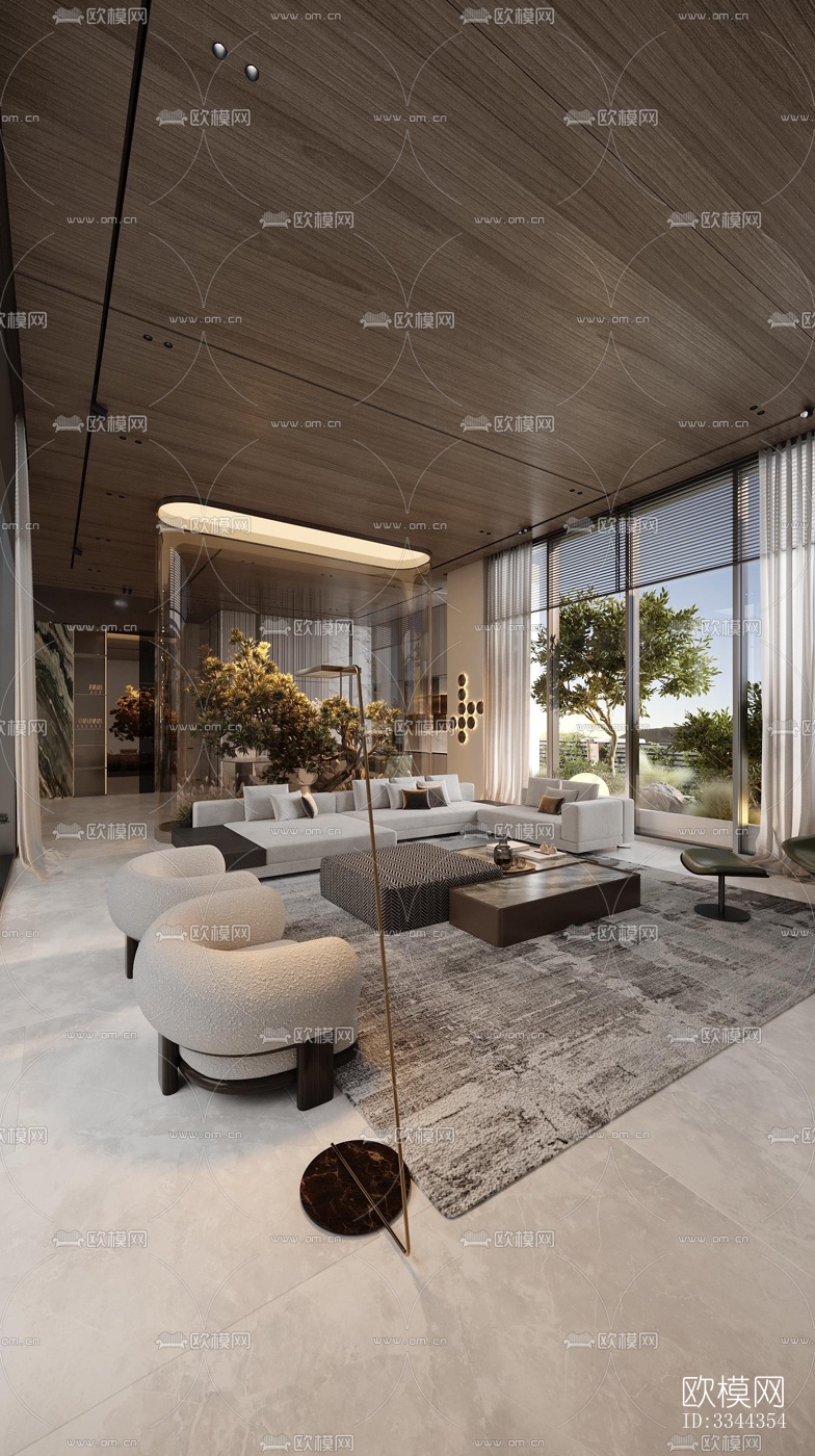 现代别墅效果图下载（渲染图8）