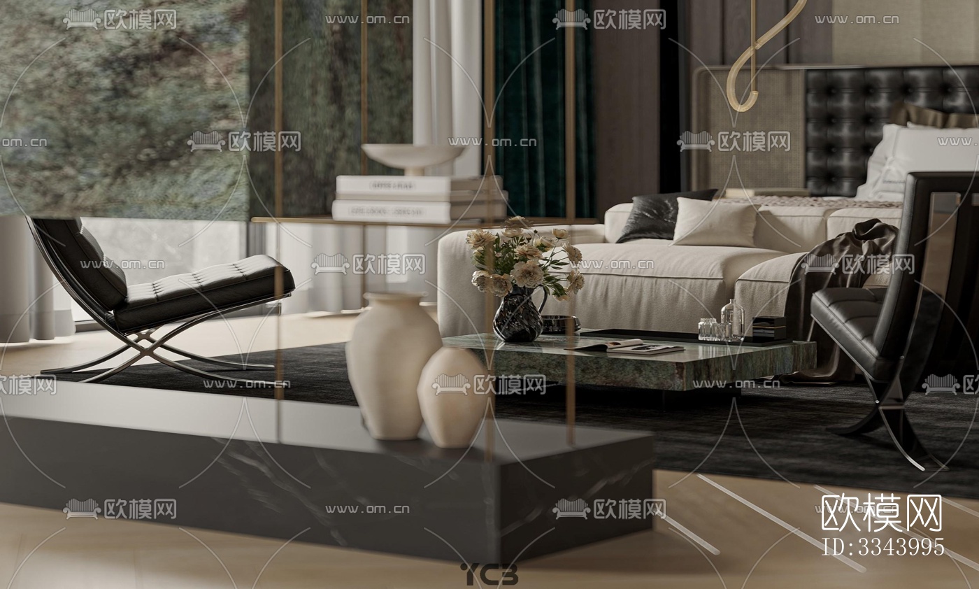 现代别墅效果图下载（渲染图10）