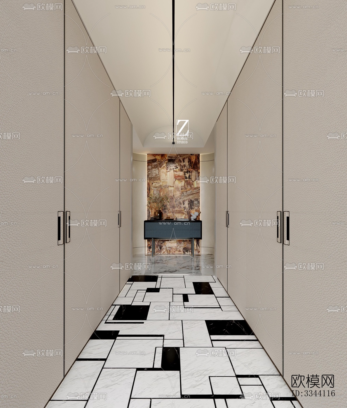 现代别墅效果图下载（渲染图4）