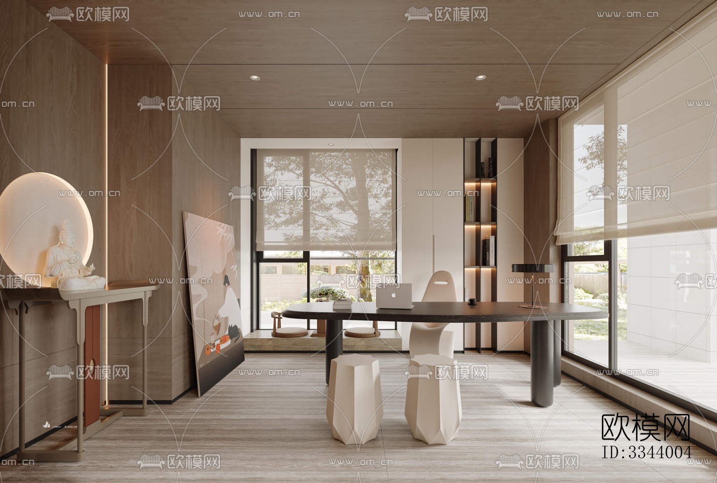 现代别墅效果图下载（渲染图1）