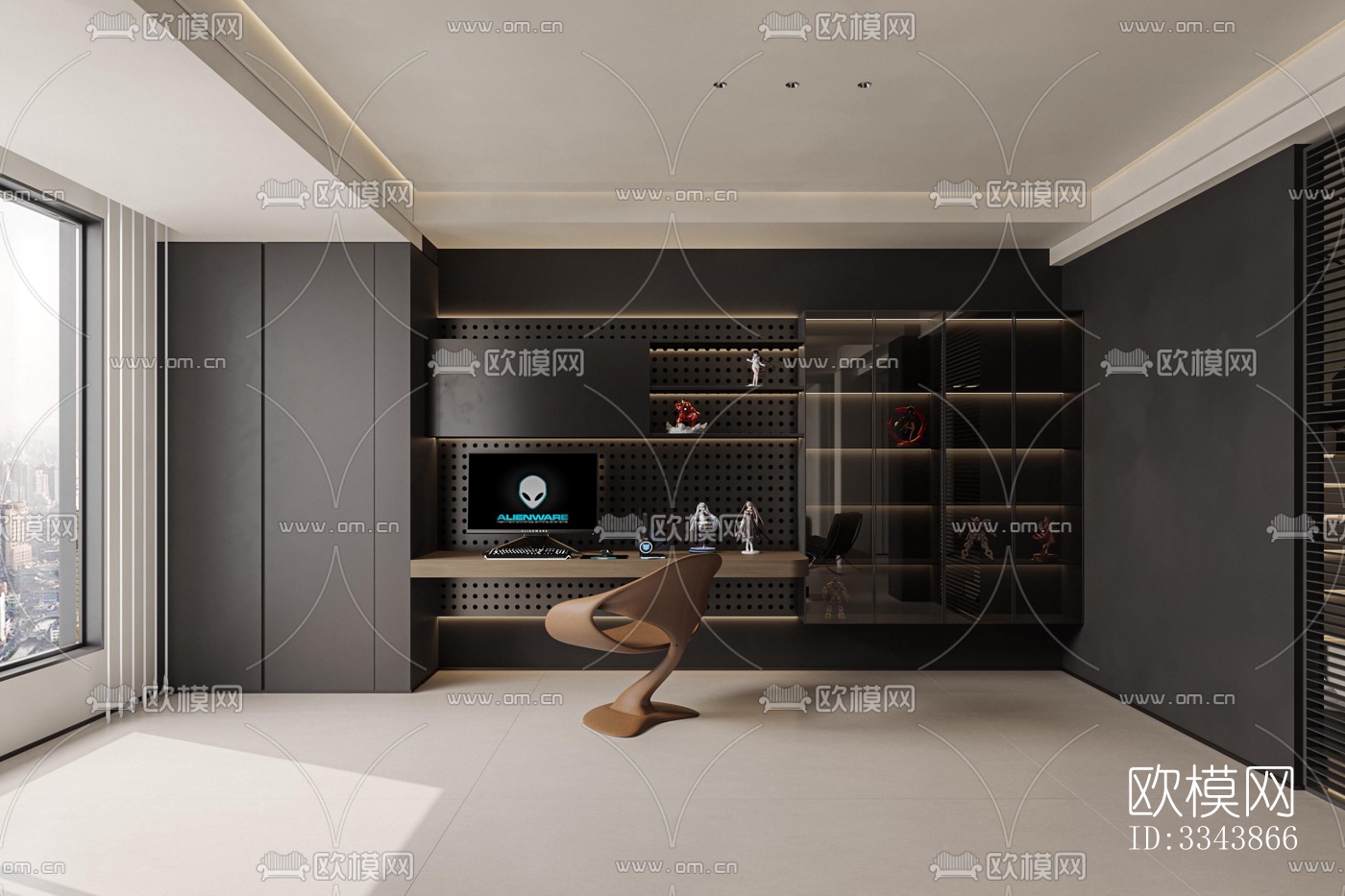 现代别墅效果图下载（渲染图8）