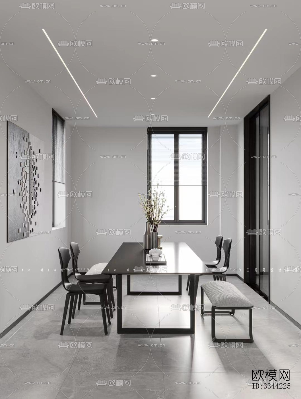 现代别墅效果图下载（渲染图8）