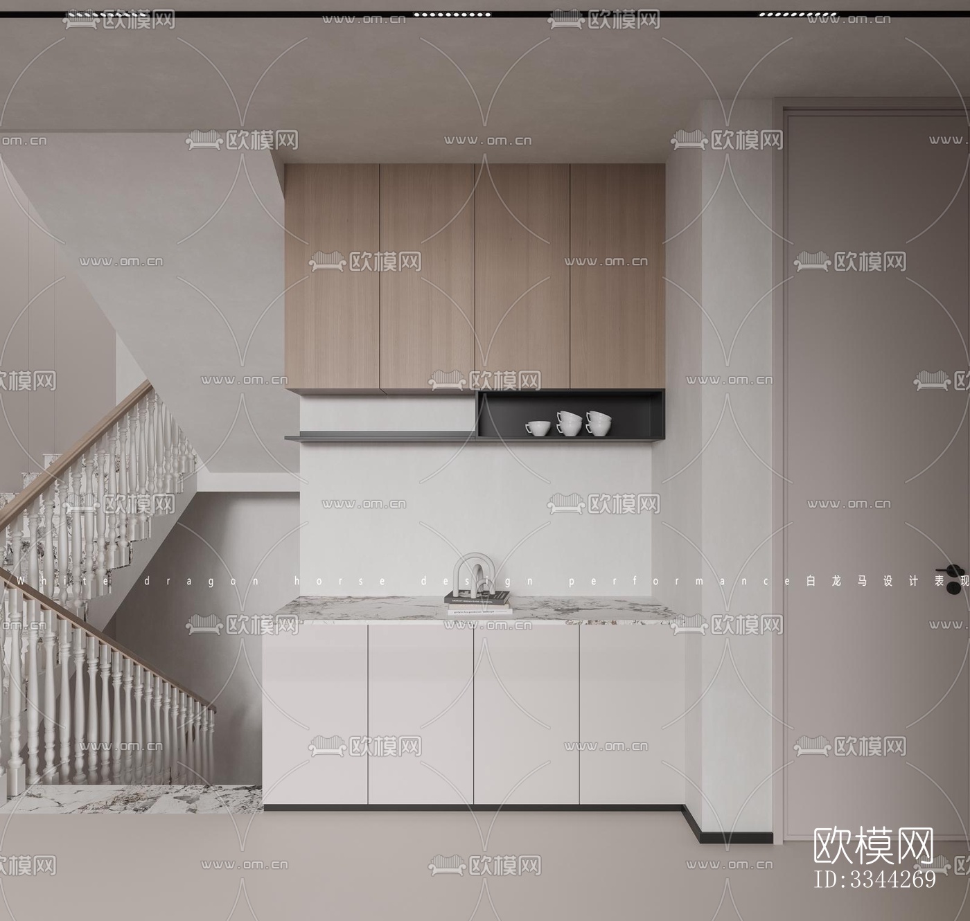 现代别墅效果图下载（渲染图4）